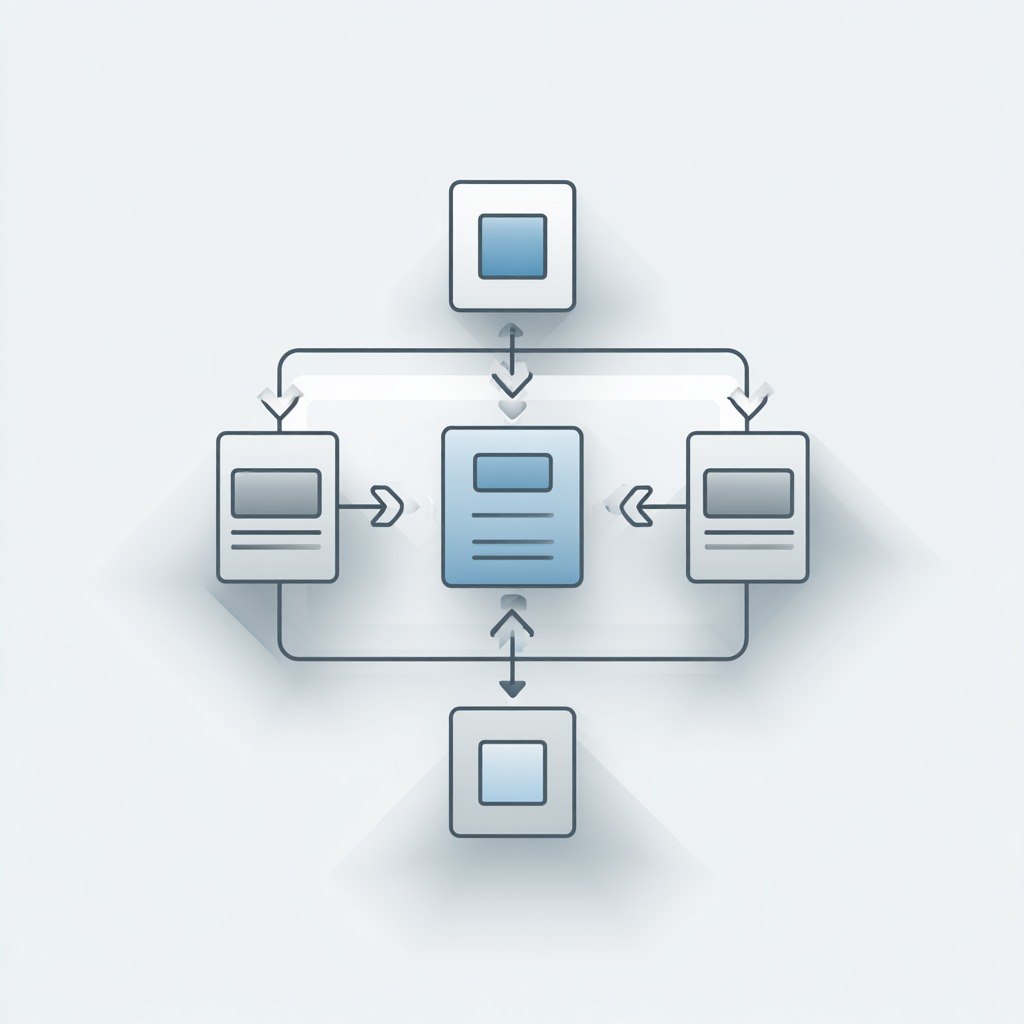 Flowchart diagram on a light gray background